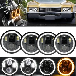 Universal Car Motorcycle 5.75 Inch LED Headlight For Harley Indian Yamaha Honda Triumph iii 5 3/4