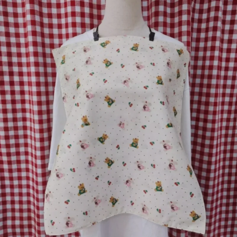 

ABDL Adult Baby Cute Cartoon Print Bib Reusable Anti-stain Oil-proof Feeding Bib Large Size Couple DDLG Role-play Unisex Costume