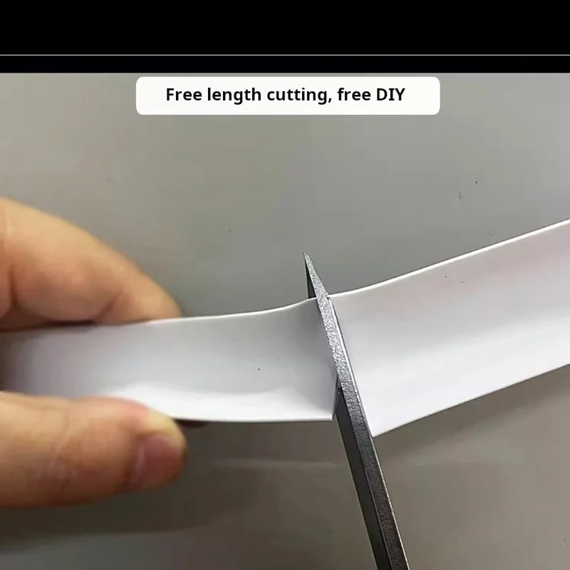 5M PVC Self-adhesive Concealed Corner Shading Decorative Strip Closure Top Corner Line Suspended