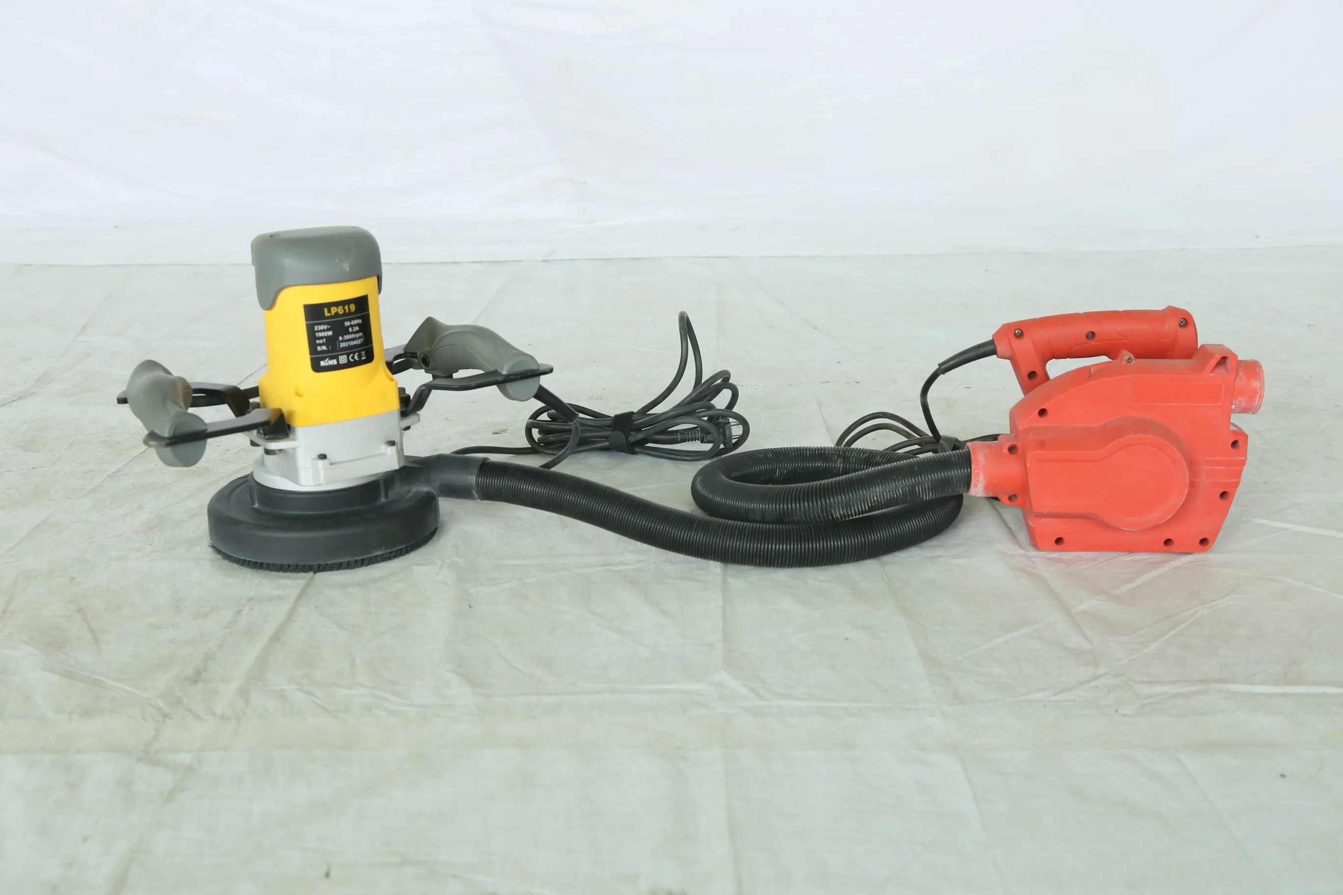 Lijadora de suelo, máquina pulidora, lijadora de pared, superventas, 1900w, limpieza de suelo, lijadora portátil de hormigón