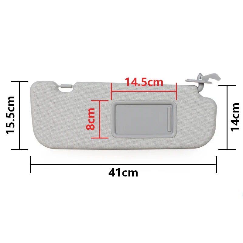 For Hyundai Elantra 2011-2015 85210-3X000TX 85220-3X000TX Car Interior Sun Visor Vanity Mirror Sunvisor Accessories