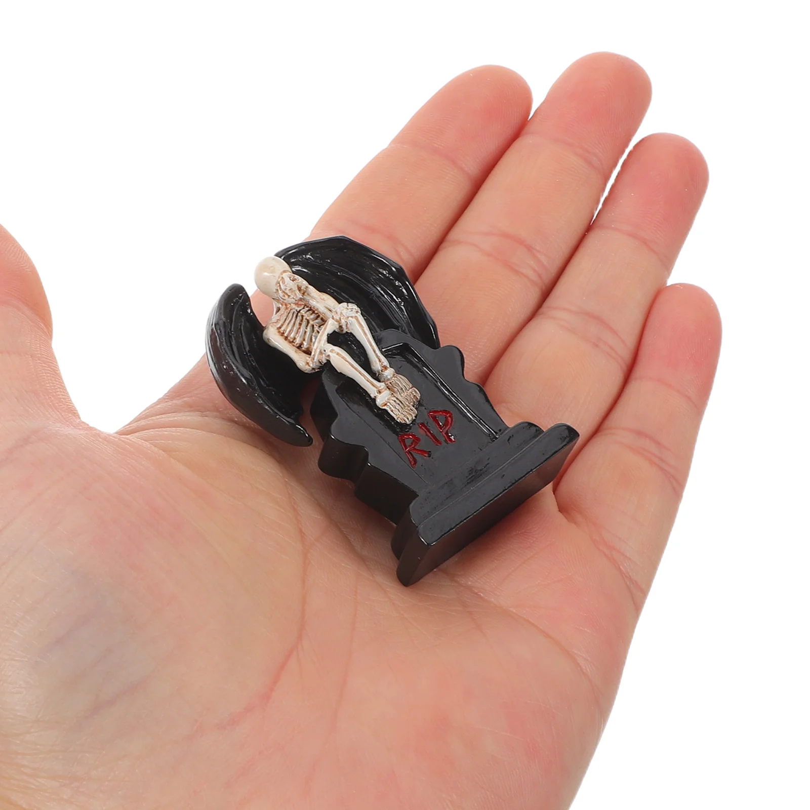 

13pcs Halloween Miniatures Resin Skull Bat Figurines For Fairy Garden Dollhouse Decor Indoor Outdoor Party Miniature Horror