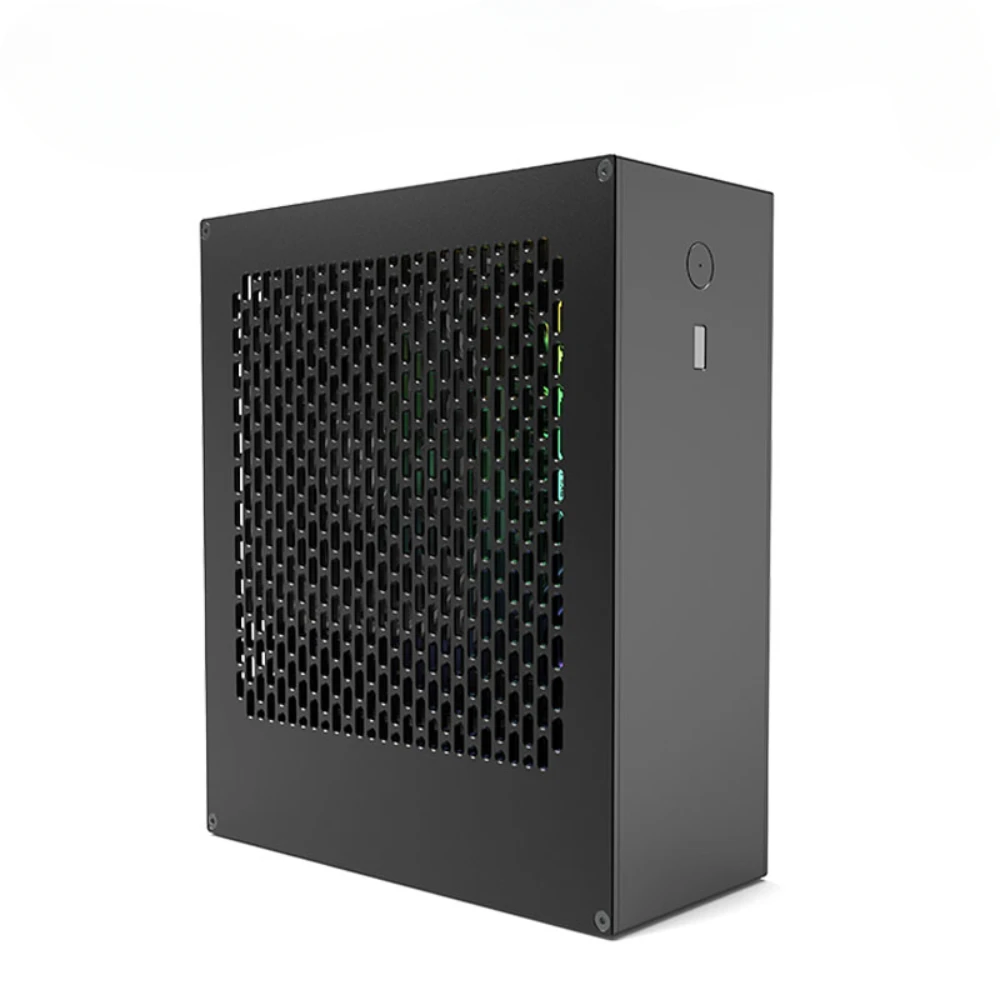 4-liter mini A24-V3 2.0 core display 1u power supply itx chassis all aluminum alloy