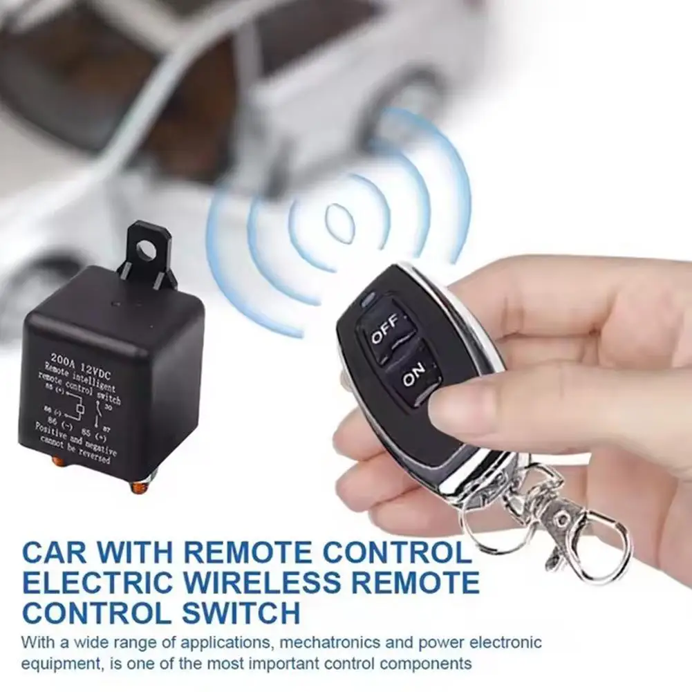 

Wireless Battery Relay Remote Intelligent Breaker Control Isolator Battery Disconnect Dual Disconnect With 12 X1P0