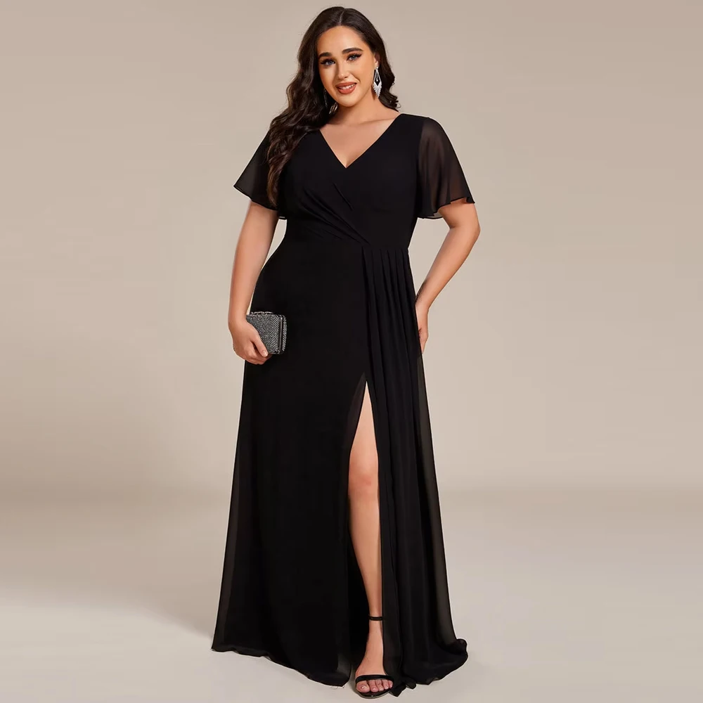 baziiingaaa-abito-da-festa-taglie-forti-con-maniche-a-balze-a-foglia-di-loto-orlo-asimmetrico-vita-arricciata-in-chiffon-per-serate-eleganti
