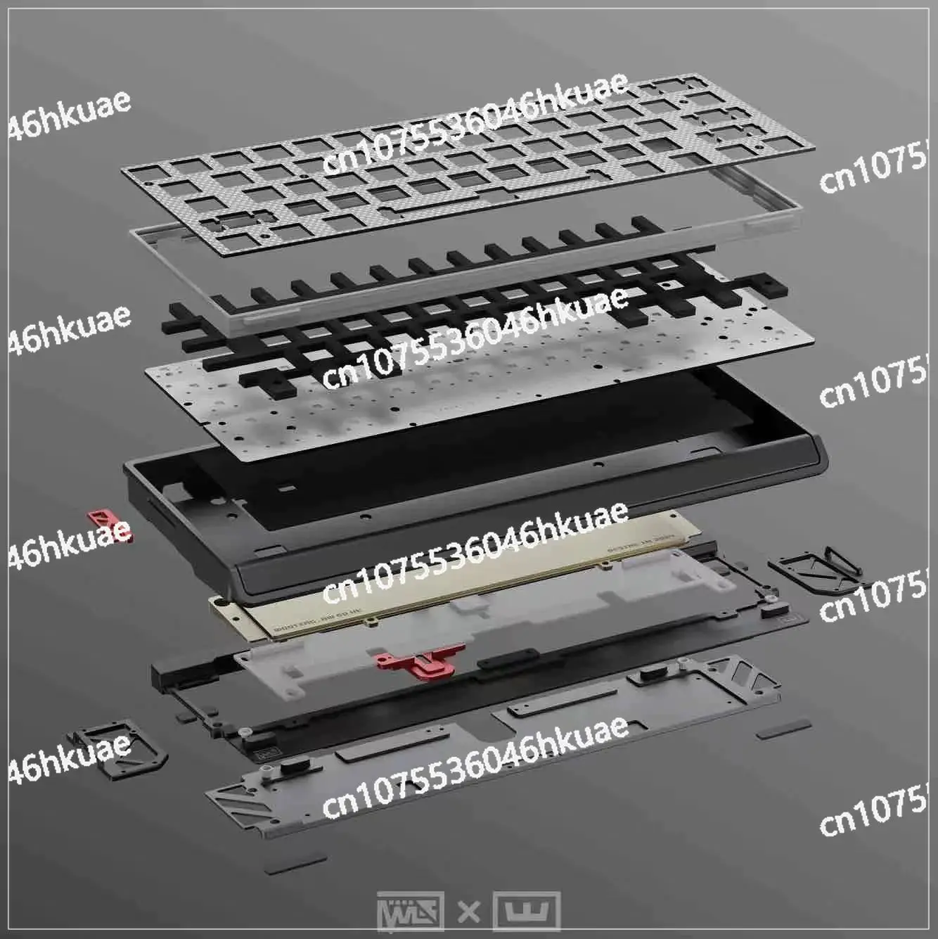 

Owlab OW60 Mechanical Keyboard Case - CNC Aluminum Alloy Housing, Fully Compatible with WOOTING60HE
