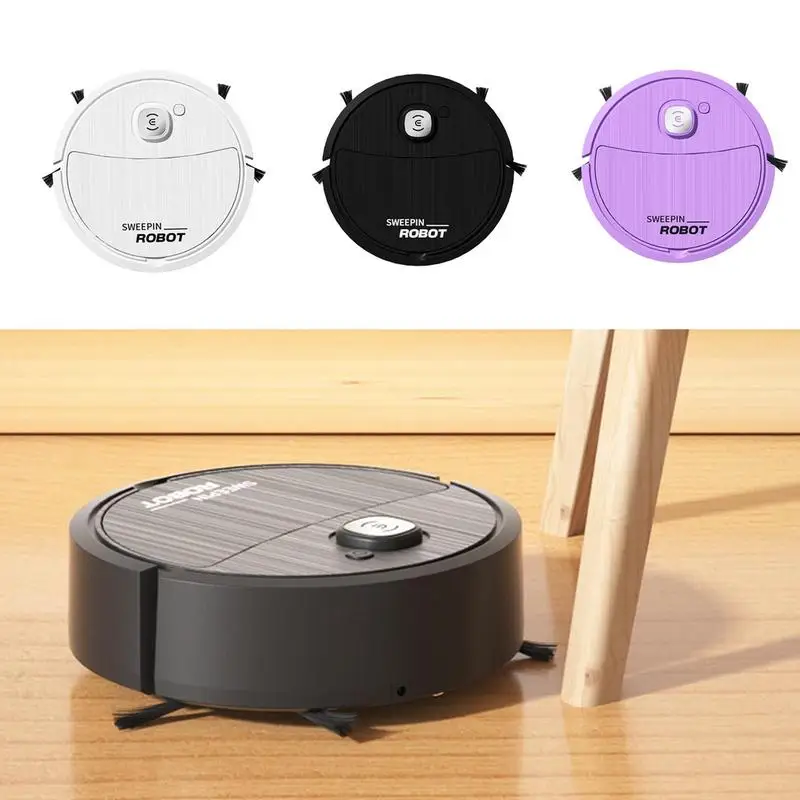 Electric Sweeper Sweeping Automatic Floor Cleaning Robot Vacuum with Low Noise for Living Room Kitchen Bedroom Dining Room