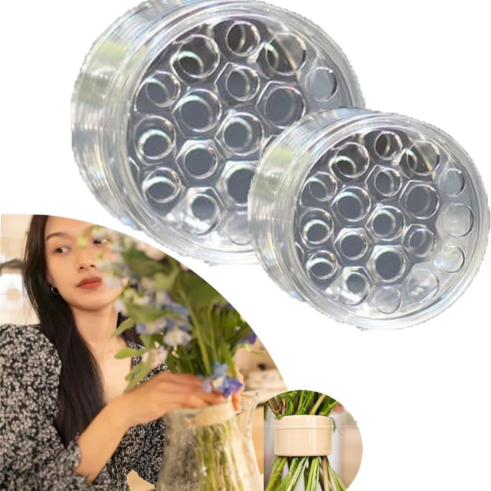 2szt Spiralny stojak na kwiaty Pierścień Spiralny słupek na kwiaty Stojak na butelkę Stojak na kwiaty Spiralny bukiet Diy Twist Stojak na kwiaty