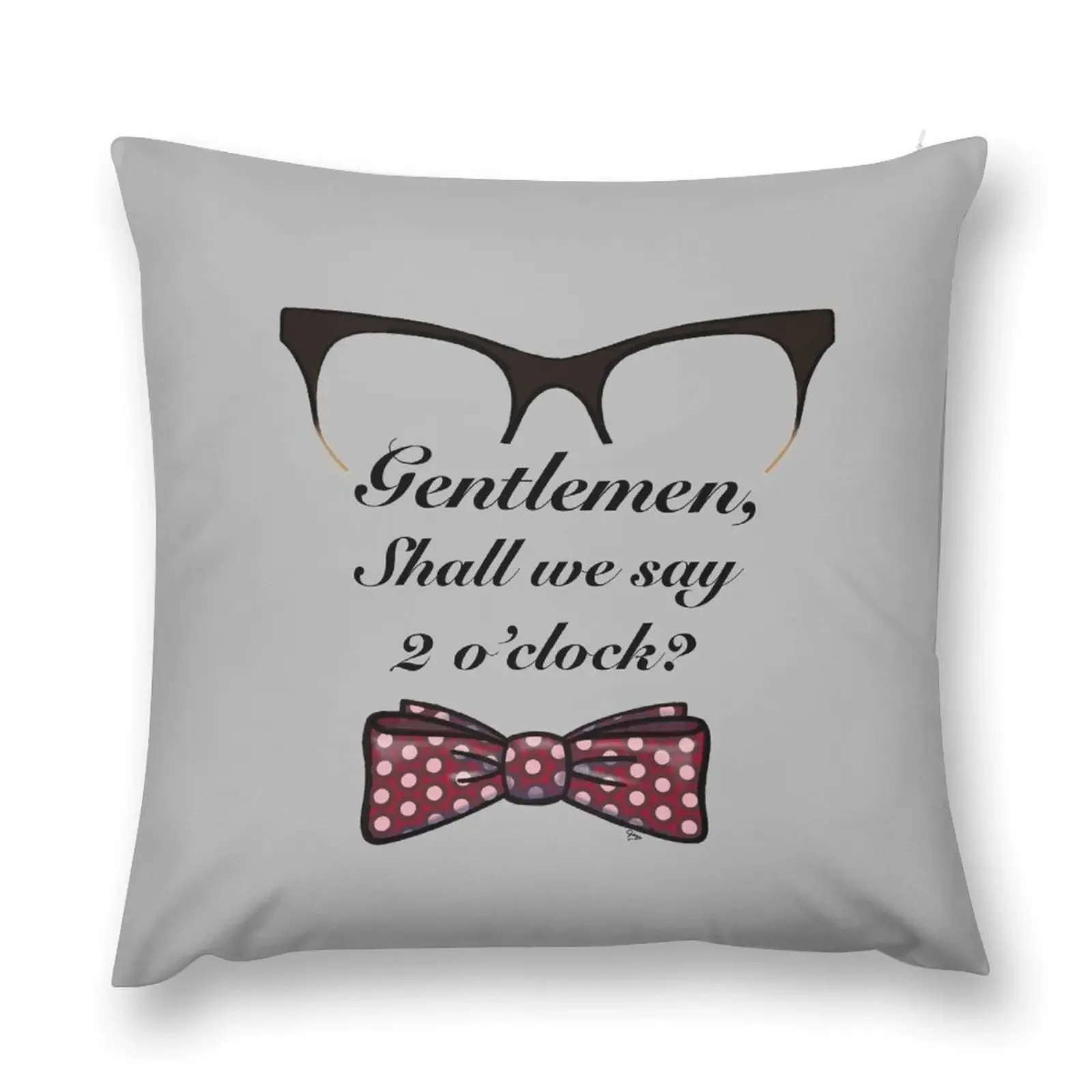 

Shall We Say 2 O Clock Throw Pillow Pillows Aesthetic Luxury Sofa Cushions Christmas Pillows pillow