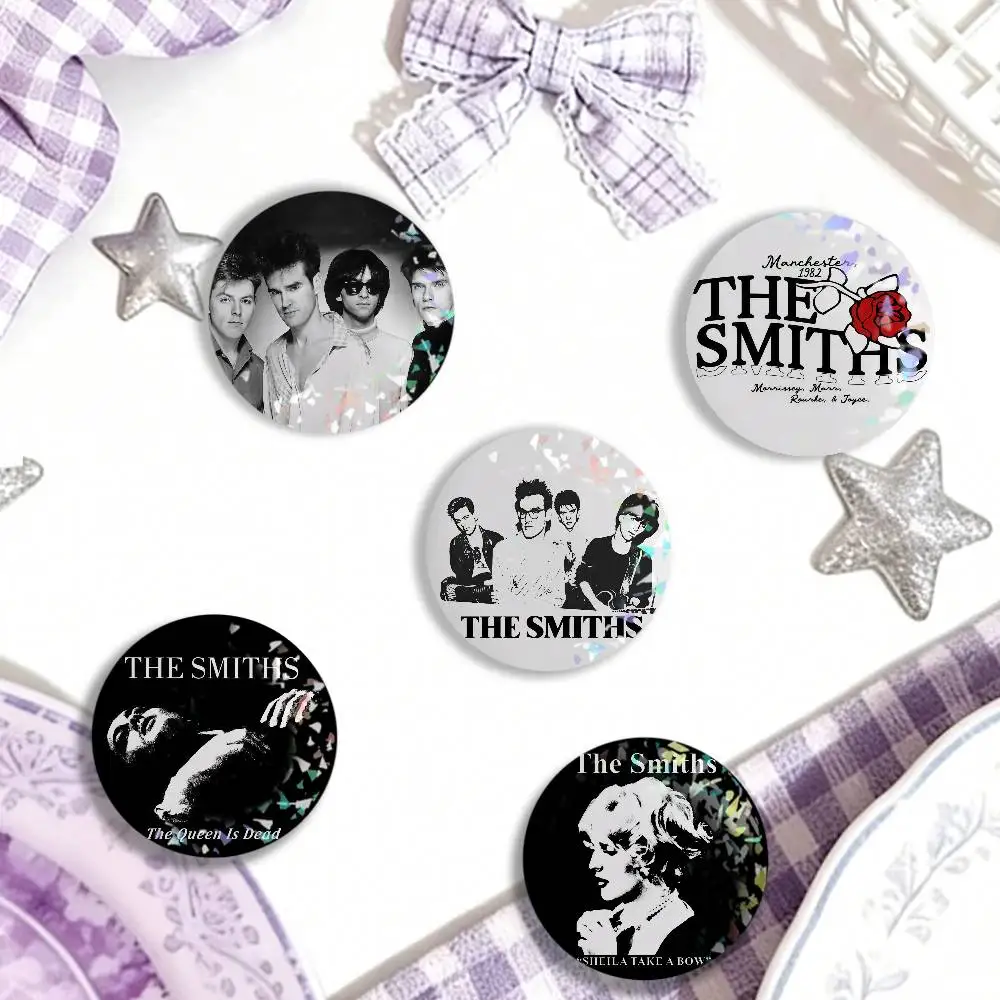 Band The S-smiths Laser Badge Clothes Backpacks Hats Accessories Gifts For Children Friends Fans Collectibles