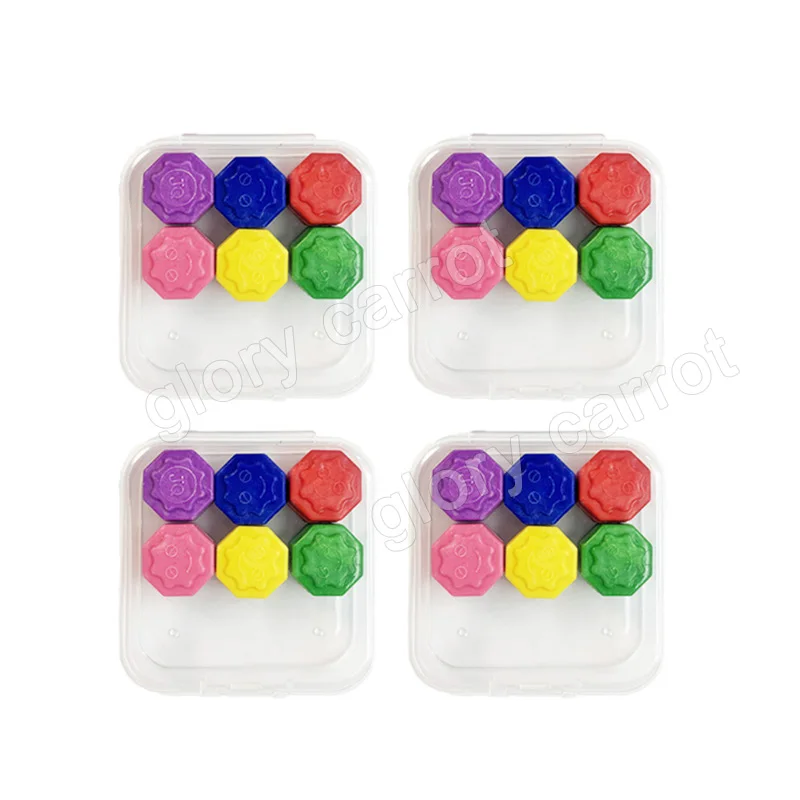 6Pcs/box Korea Traditional Play Game Gonggi Jack Stone Pebbles Set Finger Exercise Tpy Party Suppliers Color Random