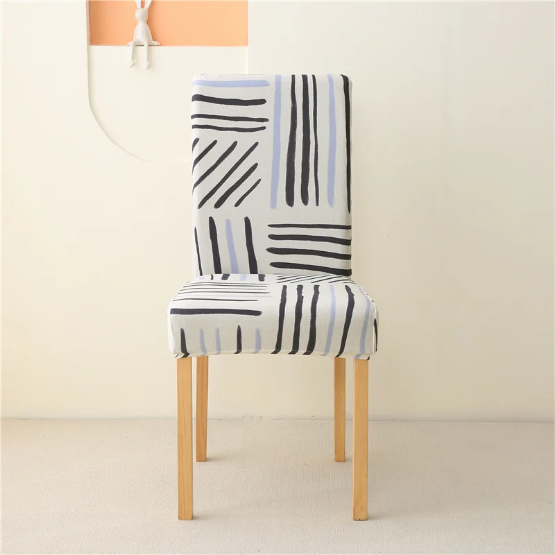 

Jacquard Dining Chair Slipcover Stretch Chair Covers Polyester Chair Cover for Wedding Dining Room Office Banquet 1/2/4/6pcs