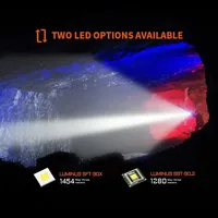 ACEBEAM P20 Lampe de poche longue distance professionnelle 5500 lumens 1280 mètres USB-C batterie aste lampe de poche tactique
