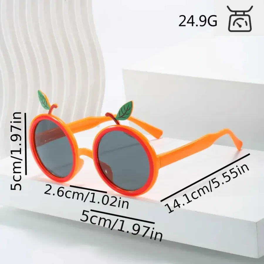 1-24PCS Fruit Eyeglasses Pineapple Sunglasses Luau Party Sunglasses Funny Sunglasses Dress Props for Hawaiian Party Supplies - view 3