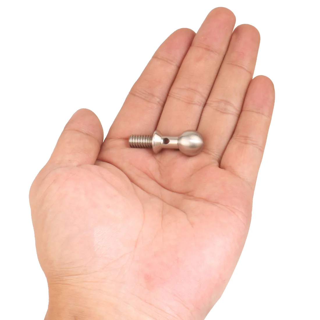Edelstahl 12mm Doppelkopf Kugel bolzen 1/4 "Gewinde für Monitor klemme Hotshoe Kamera halterung Magic Arm Verlängerung stange – Detail 13