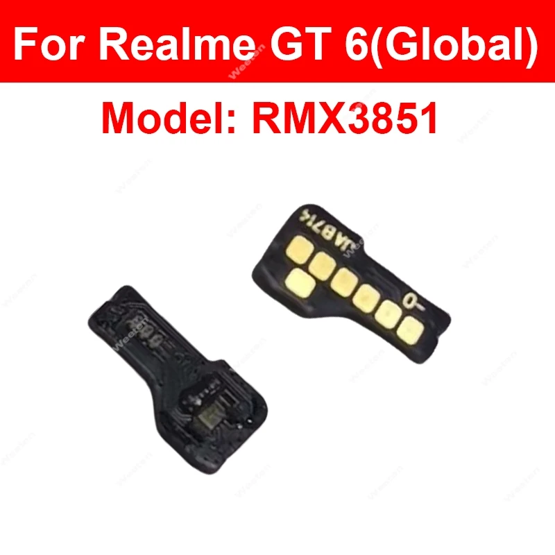 Proximity Sensor Flex Cable For Realme GT5 Pro GT 6T Neo 6 6Se Flash GT Master Ambient Light Sensing Proximity Light Flex Ribbon