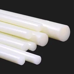 Nylon Round Bars Rods 4mm 5mm 6mm 8mm 10mm 12mm 15mm 20mm 25mm 30mm 35mm 40mm 45mm 50mm 55mm 60mm 65mm 70mm 80mm 90mm 100mm