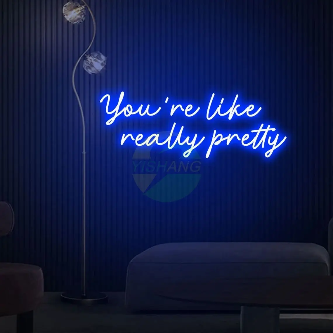 You're Like Really Pretty Neon Sign, Custom Neon Sign, Salon Decor, Bar Decor, Home Decor, Beauty Room Neon Sign, Bedroom Decor