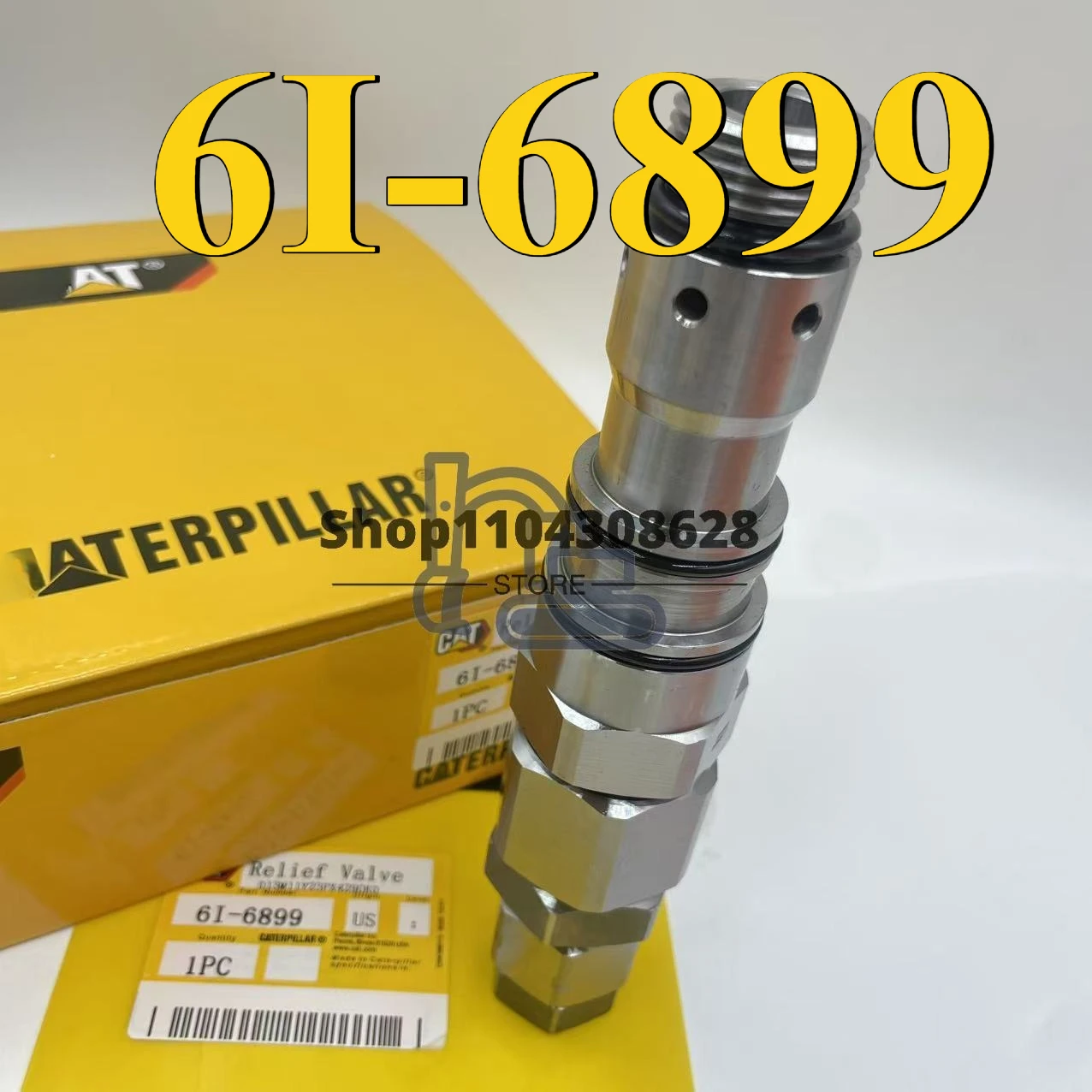 

For CAT E330B E325B E320B Relief Valve STAR ZEBRA Excavator Parts Hydraulic Main Control Relief Valve 6I-6899 6I6899