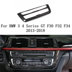 Carbon Fiber CD Air Conditioning Button Frame Suitable For BMW 3 Series F30 F31 F32 F33 F34 F36 F80 F82 M3 M4 2012-2018