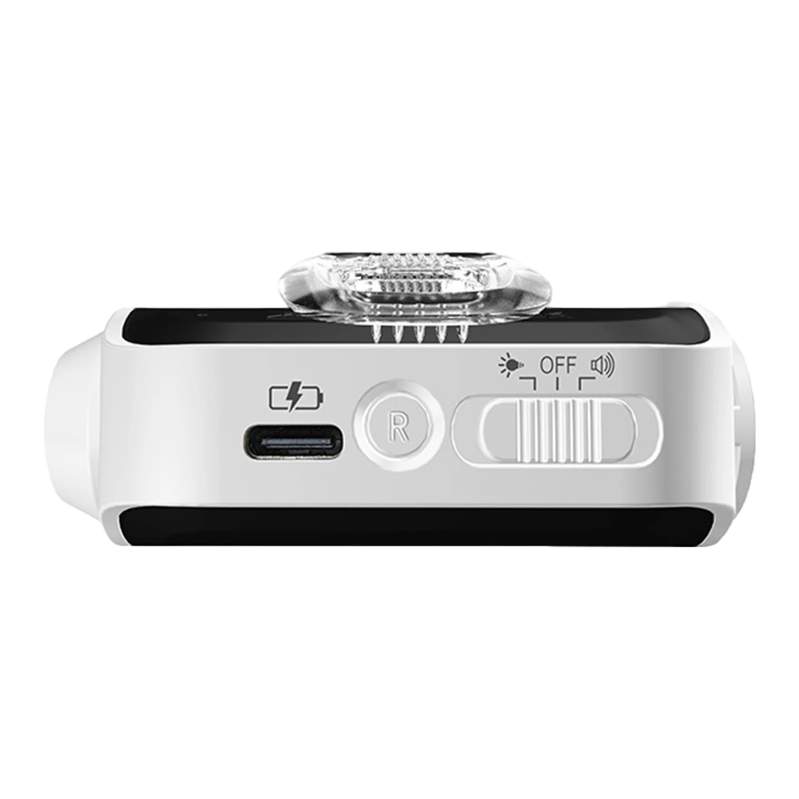 Clamp Step Counter Multifunctional Portable Step Tracker Type‑C Charging Waist Clip Pedometer for Outdoor Hiking and Running