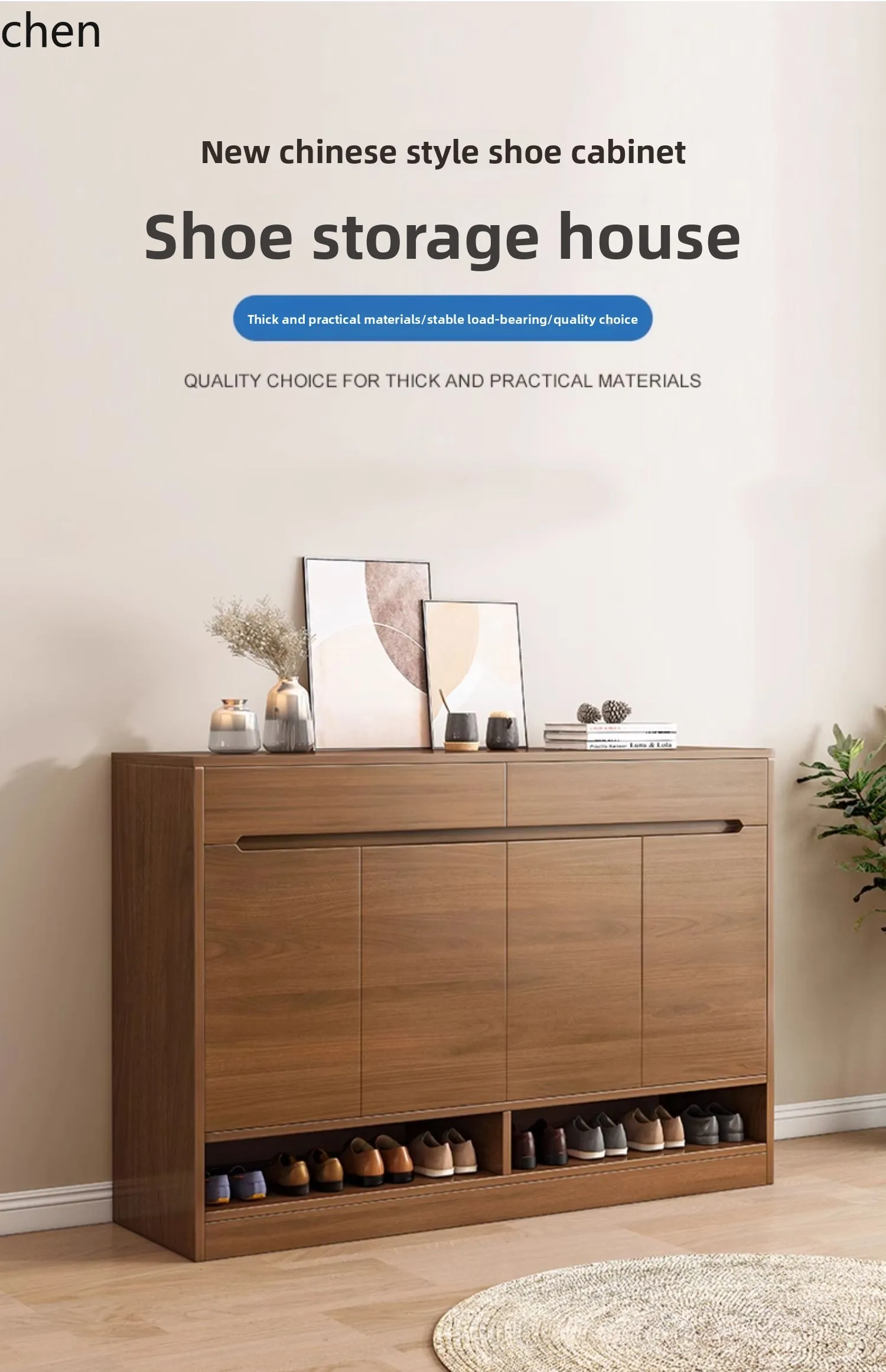 CZ small apartment shoe cabinet small narrow door furniture wall side cabinet porch storage extremely narrow home shoe cabinet