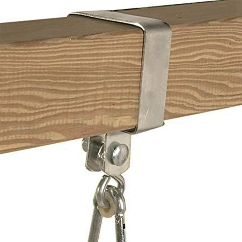 AT44-2피스 사각 연결 스윙 훅 사각 패스너 클램핑 브래킷 사각 목재 스윙 훅 훅 홀더