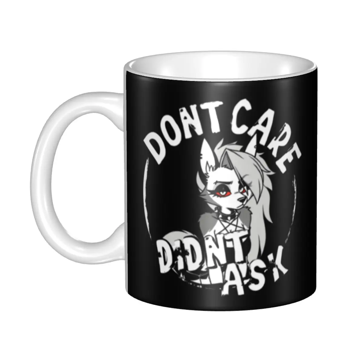 

Loona Do Not Care Did Not Ask Coffee Mugs DIY Personalized Helluva Boss Ceramic Mug Creative Present