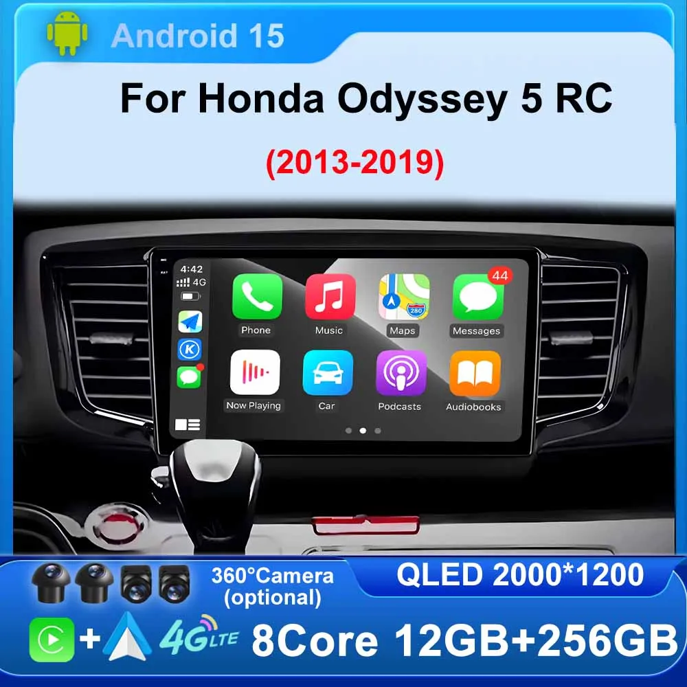 

Android Auto for Honda Odyssey 5 RC 2013 - 2019 Video Car Intelligent Systems GPS Video BT WIFI Carplay Car Radio Bluetooth