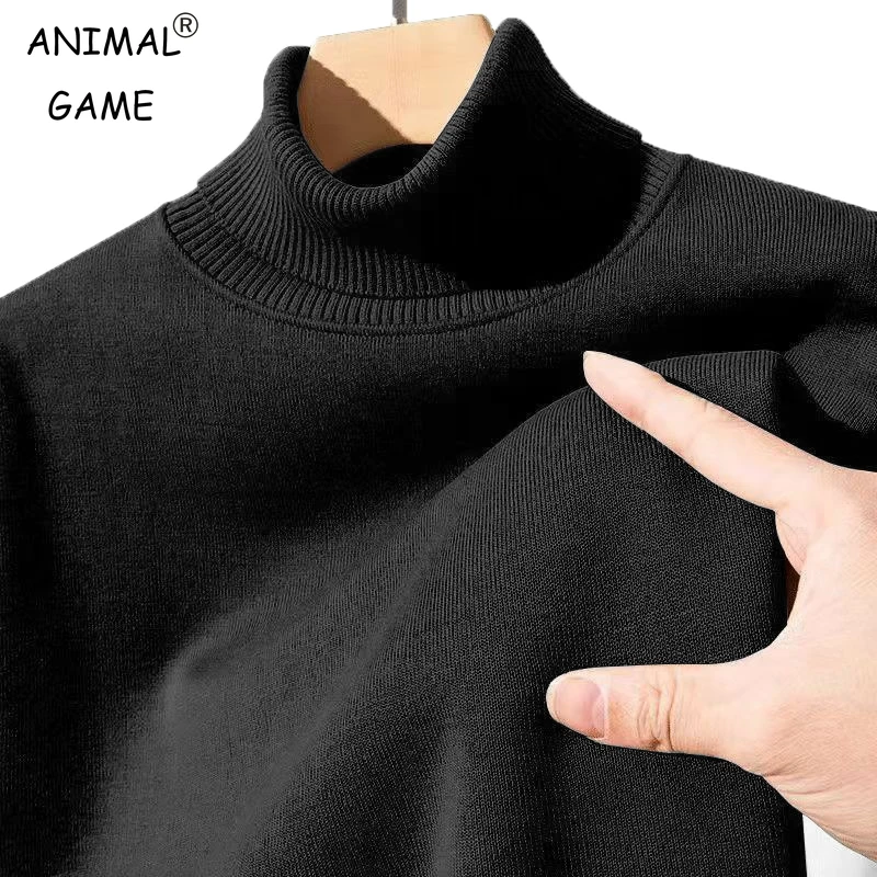 الخريف عادية الياقة المدورة سترة طويلة الأكمام الشارع الشهير بلون البلوز محبوك البلوزات الرجال تنفس Vintage سترة