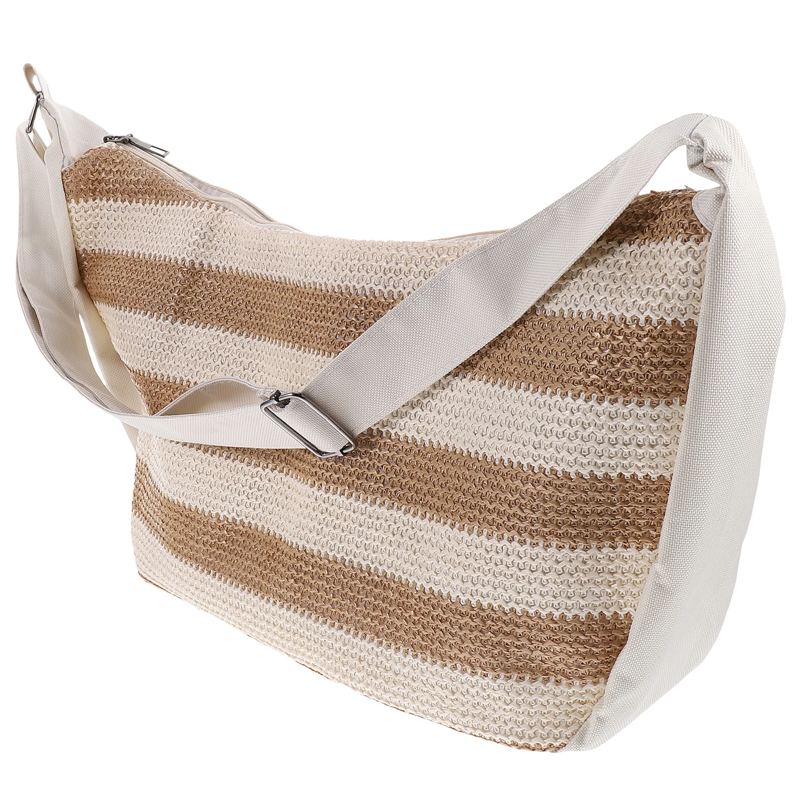

Clutch Purses for Women Beach Tote Bag Shoulder One Khaki Woven Crossbody
