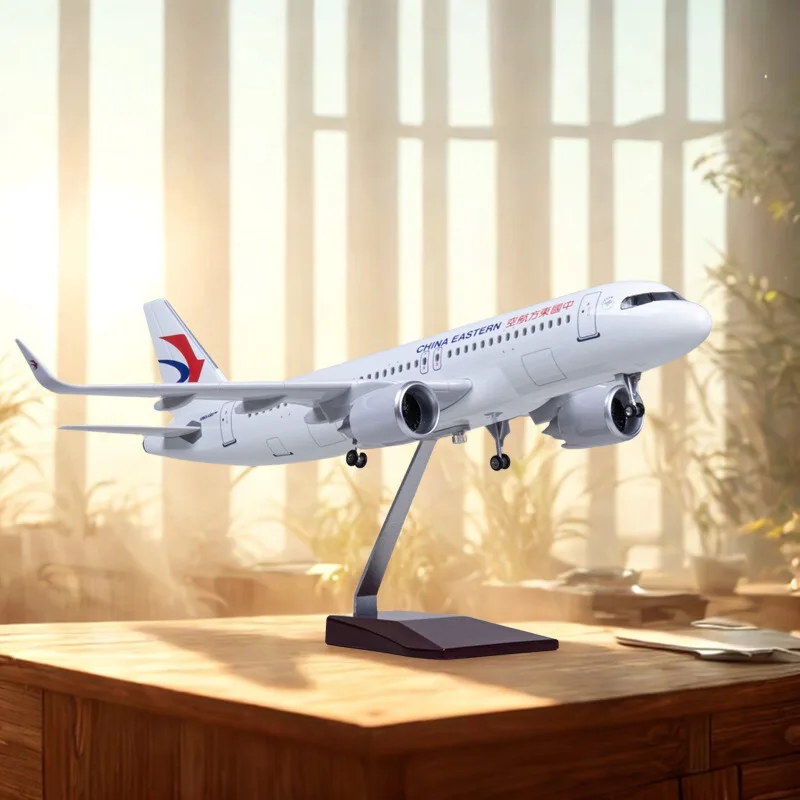 

Aircraft Model Airplane A320 NEO China Eastern Airways 47CM 1/80 Resin toy planes for kids Model Light & Wheel Landing Gear