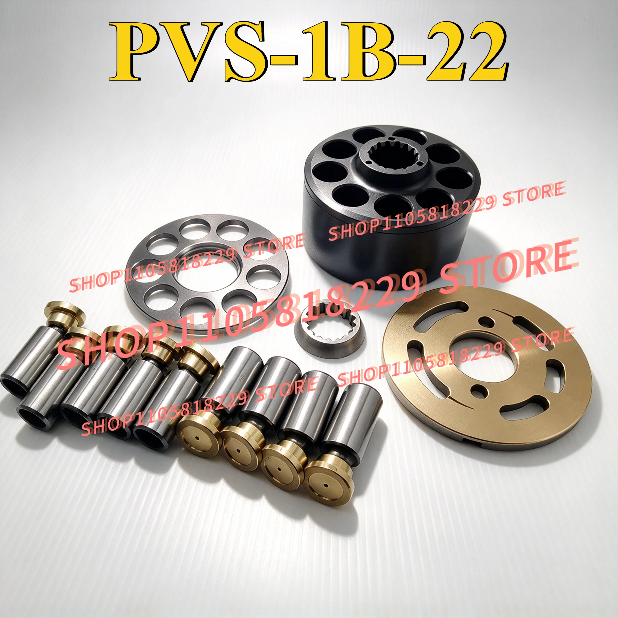 PVS-1B Hydraulic Pump Spare Parts - Piston Pump Rotating Assembly Kit - Suitable for PVS-1B-22 Plunger Pump Maintenance Kit