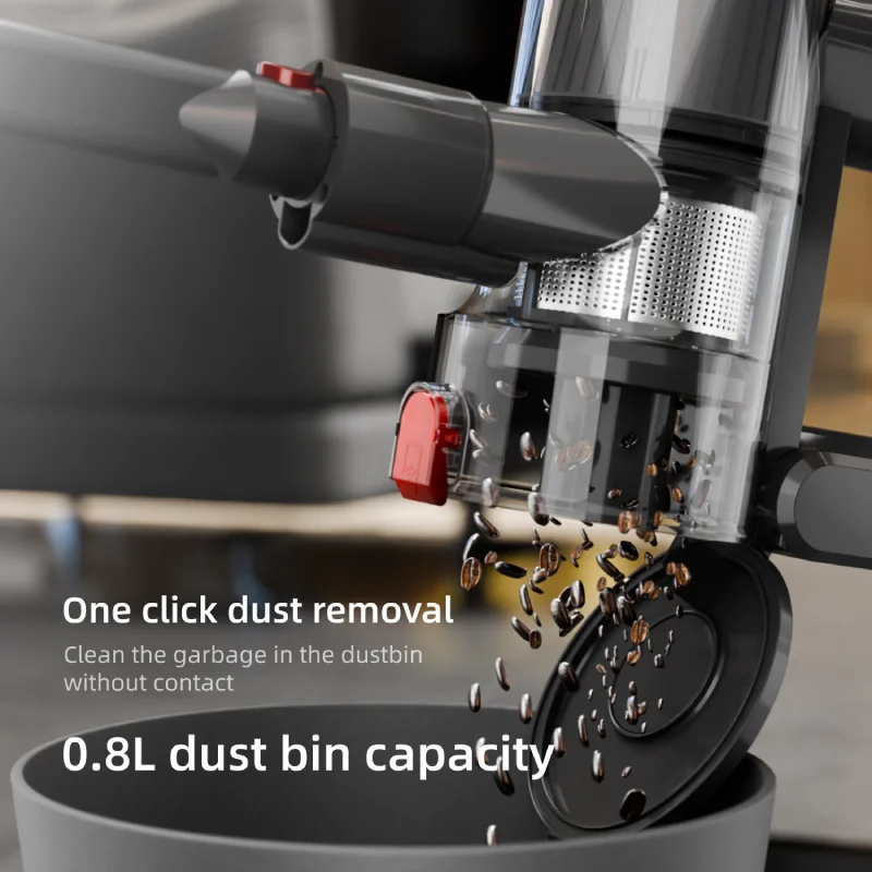 Auto-adapt High Suction Brushless Hand Held Anti-tangle Vertical Lock Buckle Wireless Cordless HEPA Filter Dry Vacuum Cleaner