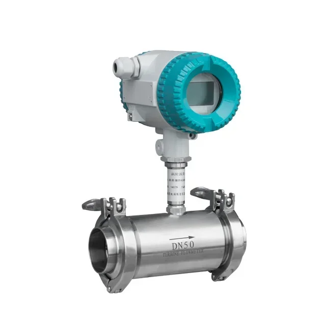 QT ATEX CE high accuracy dn 65 mass flow meter marine turbine liquid flow meter 4-20 ma