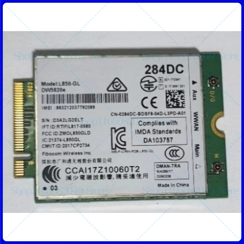 

Used For Dell L850-GL 4G Full Netcom DW5820E
