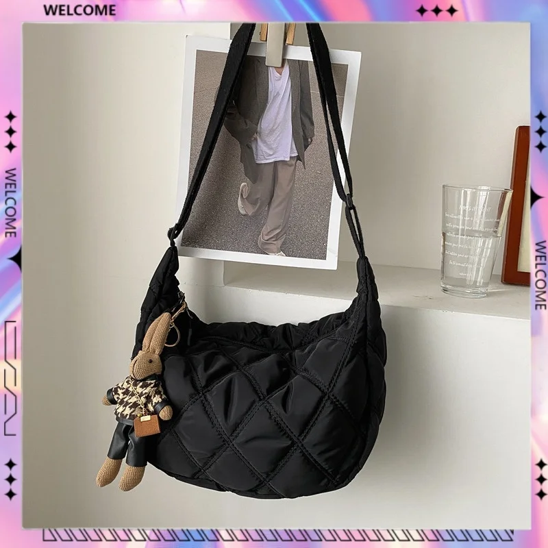 

Large Capacity Crossbody Bags Women‘s Handbags Shoulder Messenger Bag Female Popular Fashion Embroidery Hobos Shopper Bag Sac