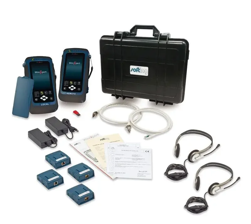Class D/E/EA/FA, Cat 5e/6/6A, and the new draft CAT8 Ethernet cabling certifier