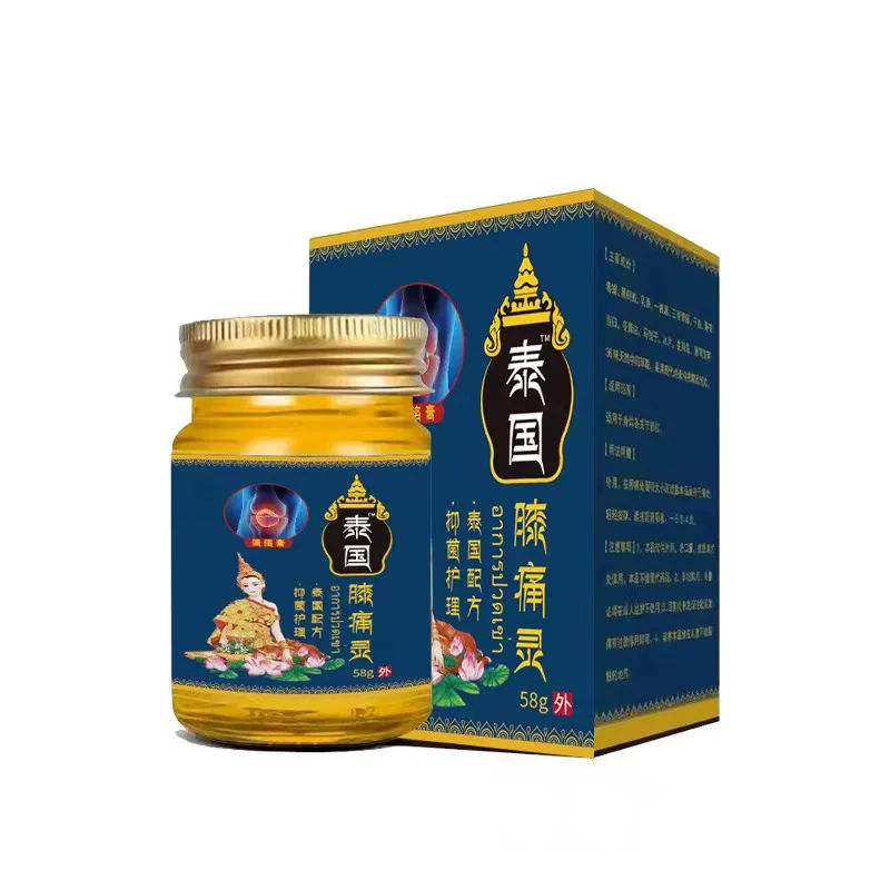 Thai Knee Pain Cream Knee Joint Injury Synovial Ointment Stimulate Blood Muscles and Joints Circulation To Relax