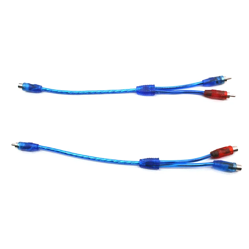 Automobile PartsFor Car AUX Amplifier High Quality For Car MP3 Audio 1 Male To 2 Female Y Splitter Cable Adapter Cord Converter
