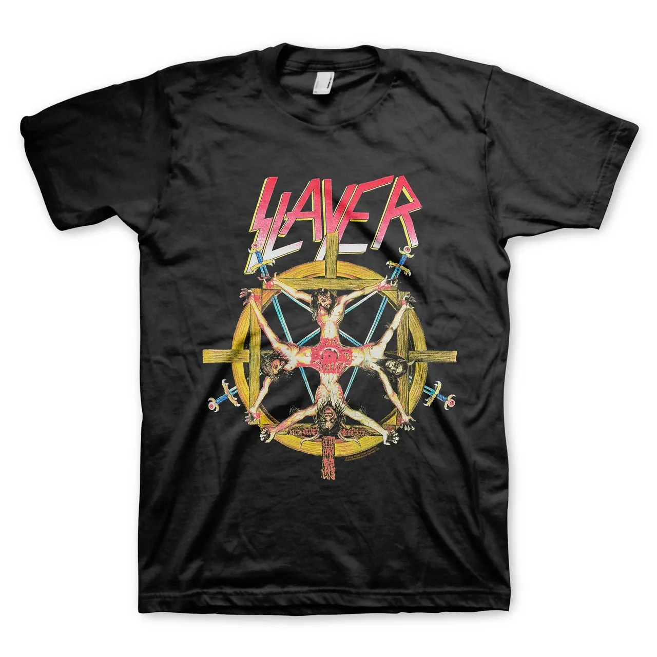 Slayer Christ Wheel T Shirt