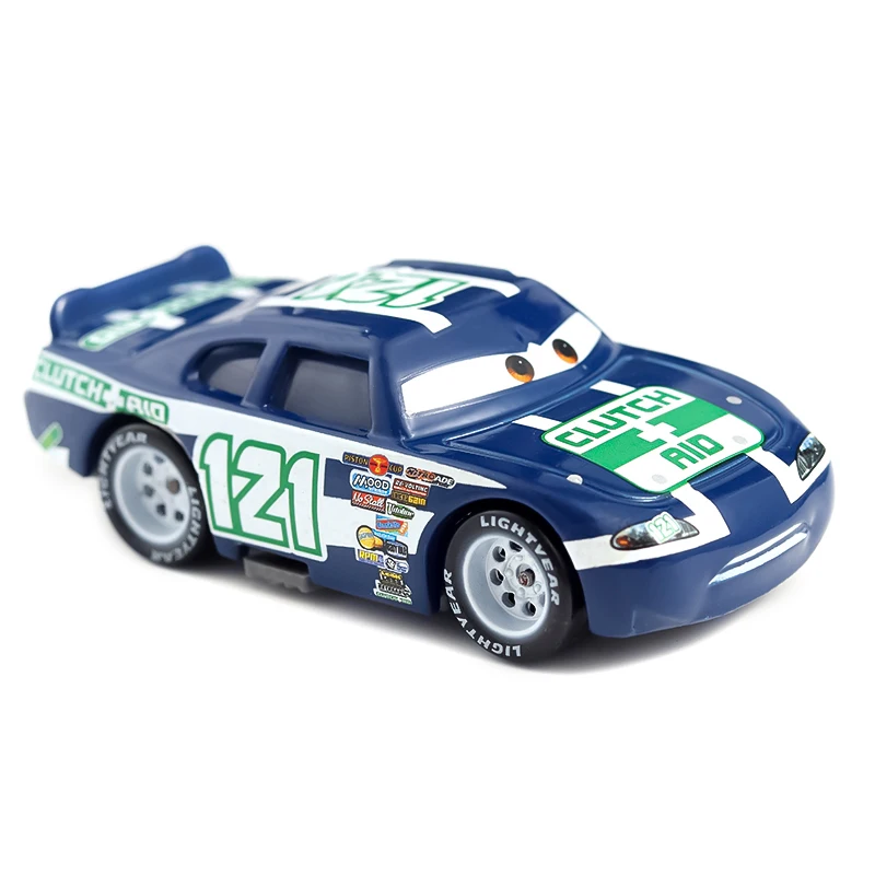 รถยนต์อะนิเมะ King นายอําเภอ Lightning McQueen Sally Chick Hicks Disney Pixar Racing 1:55 โลหะรุ่นรถของเล่นเด็ก