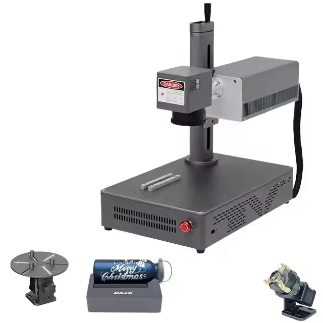 

Factory Price 20W Mini Portable Fiber Laser Marking Machine Laser Engraving for Metal Silver DXF PLT BMP AI DWG DST
