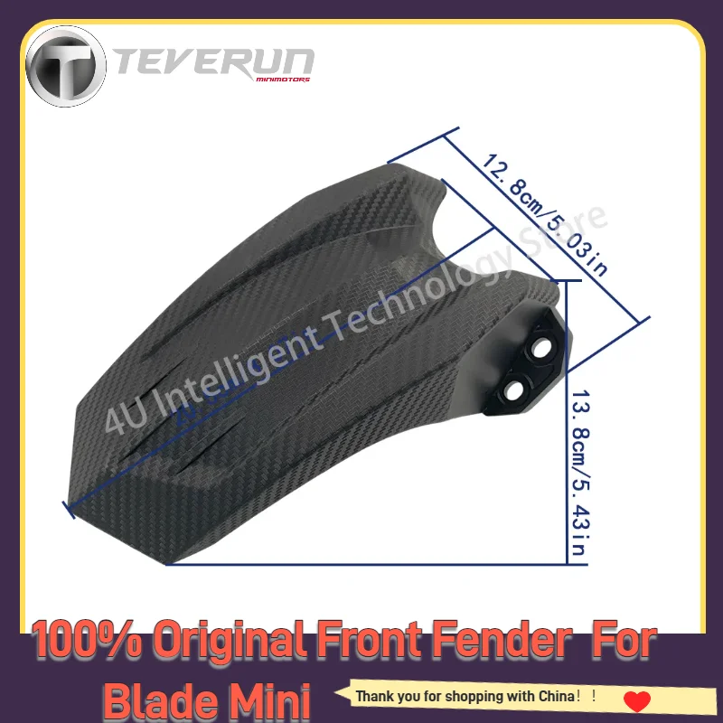 Original Front Fender for Blade Mini Blade Space Electric Scooter Front Mudguard Waterproof Protection Accessory Part - view 3