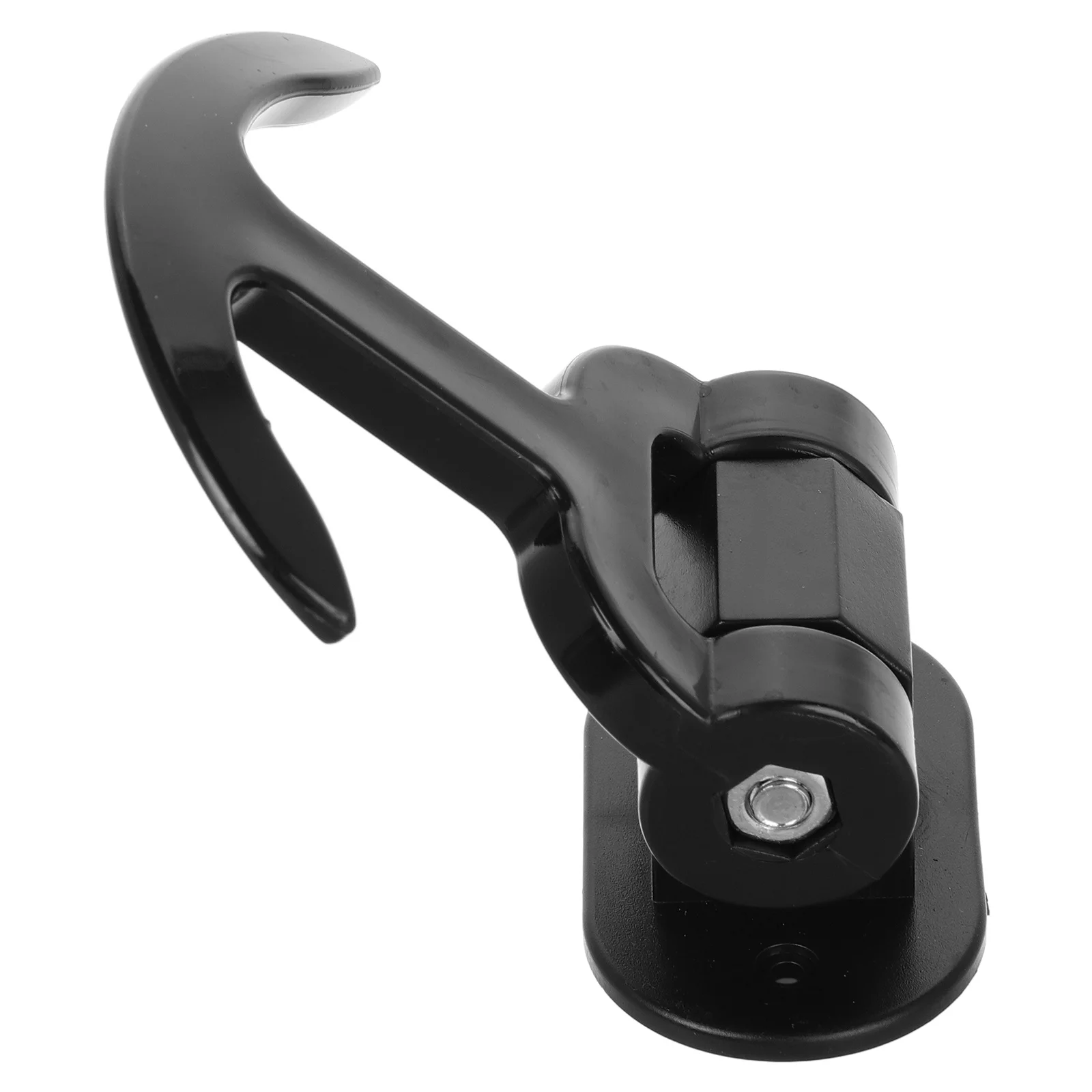 Triangle Shaped Black Drag Chain Hook Automotive Bumper Modification Racing Tow Pull Ring Durable Abs Quick Install