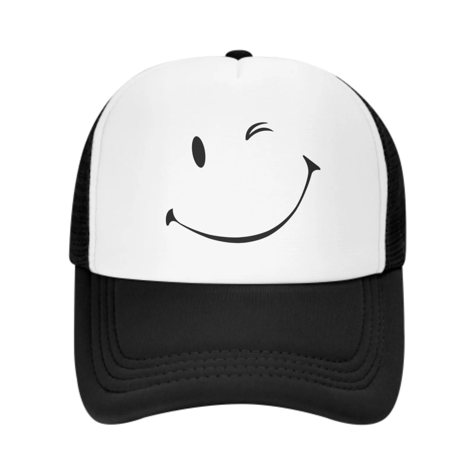 Smiling Face New Summer Leisure Sports Daily Sun Hat Fishing Outdoor Activity Unisex Canvas Fashion Duck Tongue Cap