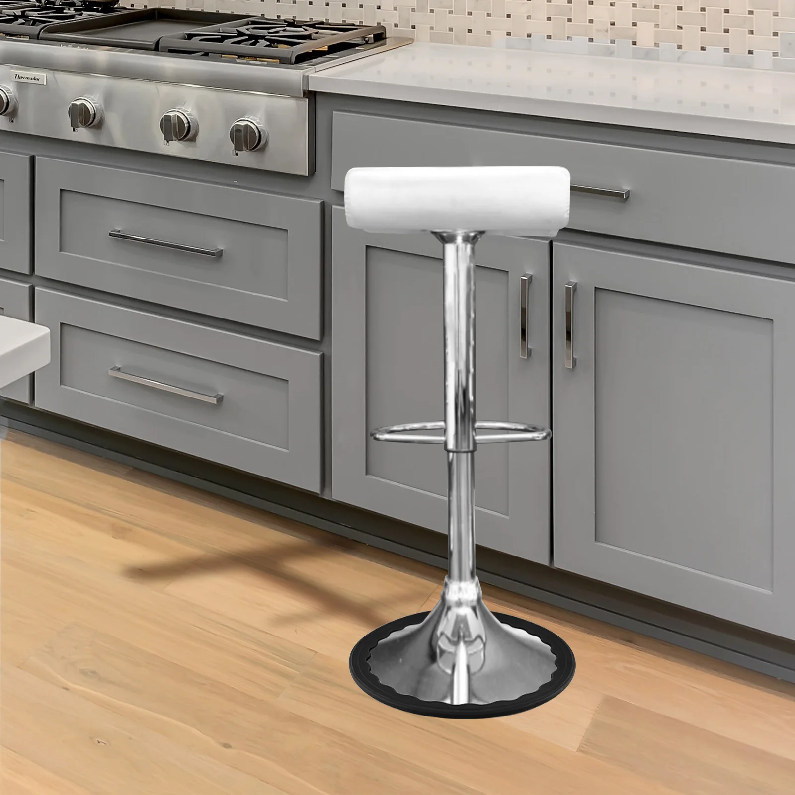 2 قطعة بار البراز الساق حافظات الأرضية المطاط كرسي منصات دائم نونسليب هادئة مقاومة للخدش البراز يغطي وسادة مستديرة