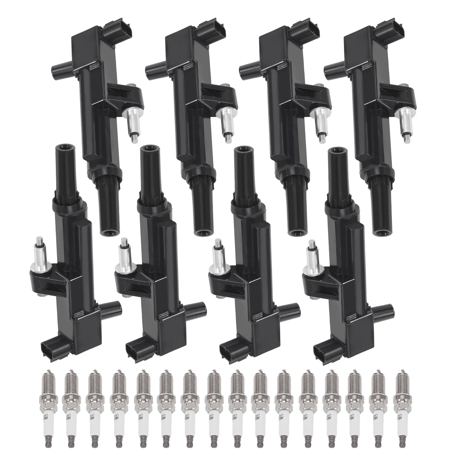 

8pcs Ignition Coil & 16 Spark Plug For Dodge Ram 1500 4.7L V8 2008-2010 UF601