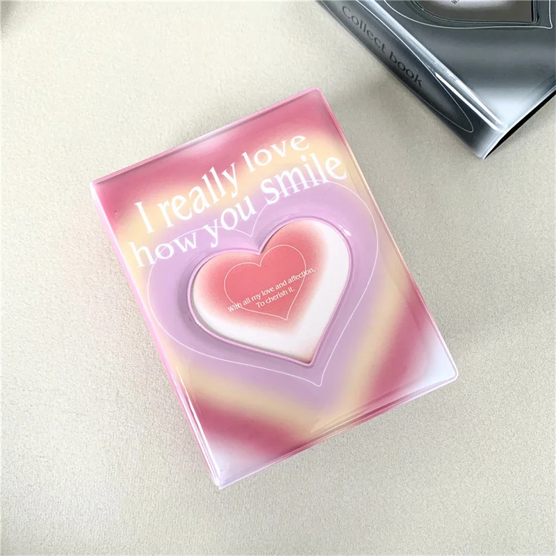 

KPOP Album Small Card Photocards Holder3 Inch Photo Album Photo Card Packaging Supplies Postcard Collection Card Photo Album