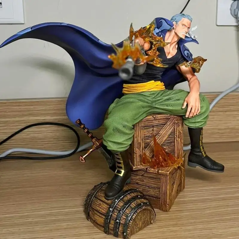 25cm One Piece Anime Figures Benn Beckman Figurine Shanks Red Hair Pirates Gk Statue Pvc Statue Model Collection Toy Gifts